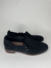 Clarks Collection Shoes Slip Ons Women Size 8M Black Suede Upper