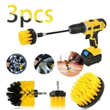 3Pcs Car Detailing Brush Tools Kit Vehicle Auto Engine Wheel Washing Cleaning
