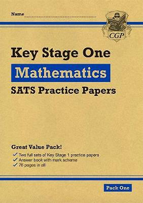 KS1 Maths SATS Practice Papers: Pack 1 (for the 2022 tests) by CGP Books...