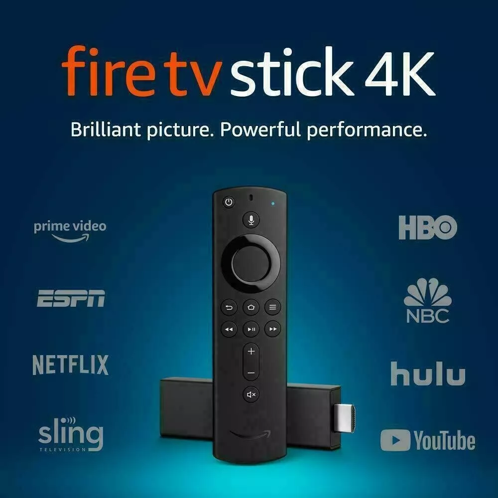 Fire TV Stick 4K HDR w/ Alexa Voice Remote (2nd Generation) Brand  NewD