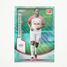 2023-24 Topps Chrome Bundesliga El Chadaille Bitshiabu Aqua Bubble /275 #5