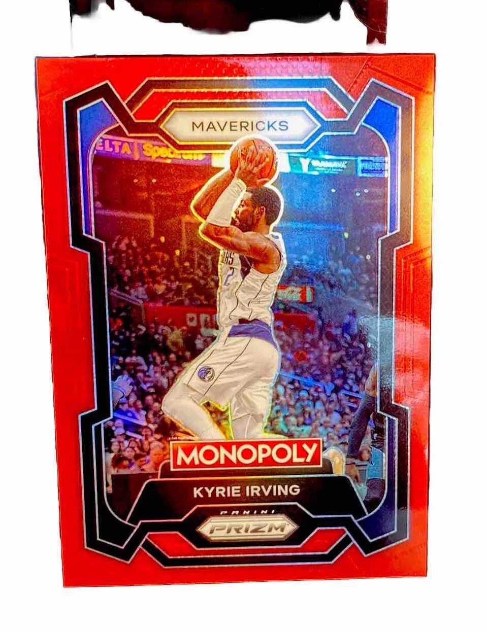 23-24 PRIZM MONOPOLY KYRIE IRVING🔥RED PRIZM SP #63/99 L👀K👍MAVS-SP RED