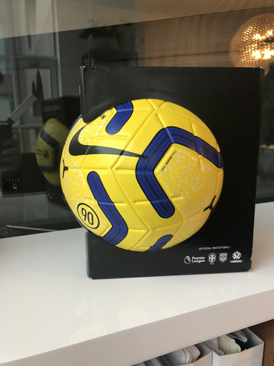 Rare Nike Premier League Merlin 19/20 Hi-Vis Official Match Soccer