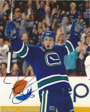 Vancouver Canucks Jordan Schroeder Autographed Signed 8x10 Photo COA A
