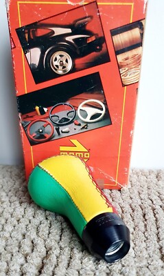 MOMO Benetton F1 Harlequin Leather Original Knob Stick Shifter