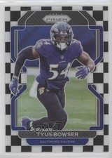 2021 Panini Prizm Black & White Checker Prizm Tyus Bowser #286 0x1