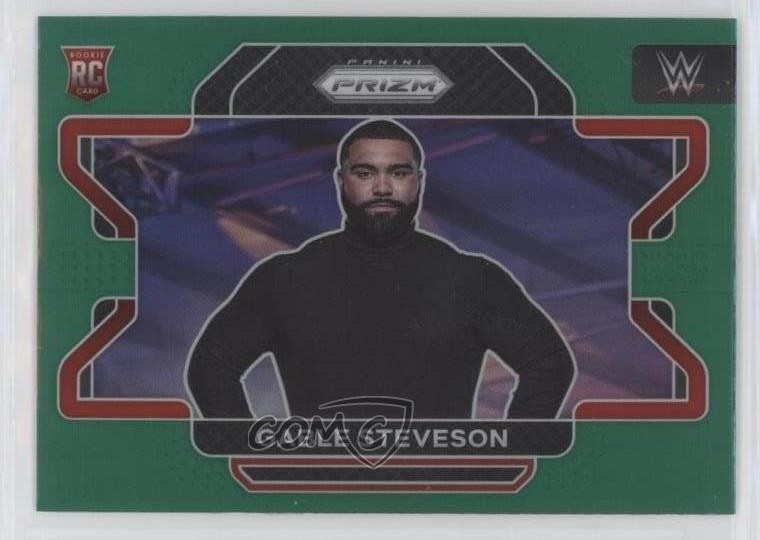 2022 Panini Prizm WWE Green Prizm Gable Steveson #23 0q6m