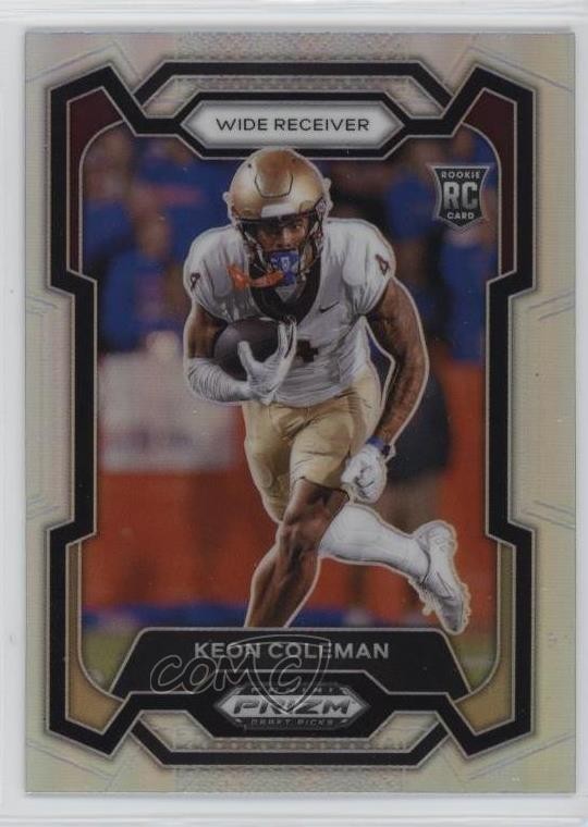 2024 Panini Prizm Draft Picks Silver Prizm Keon Coleman #120 Rookie RC