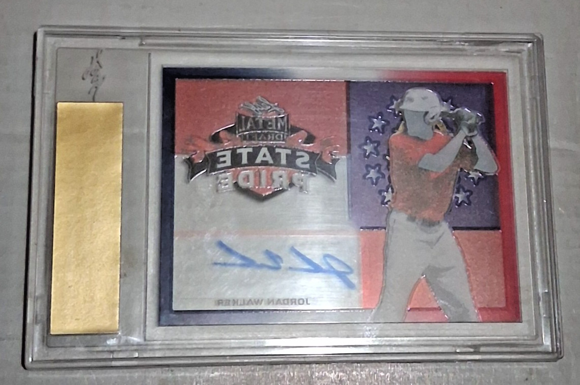 JORDAN WALKER 2020 LEAF METAL DRAFT PRE PRODUCTION PROOF AUTO RC 1/1 view 2
