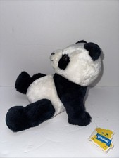 Vtg Dakin Panda Bear Plush Leaning Reclining Peaches 1979 Korea With Tags 