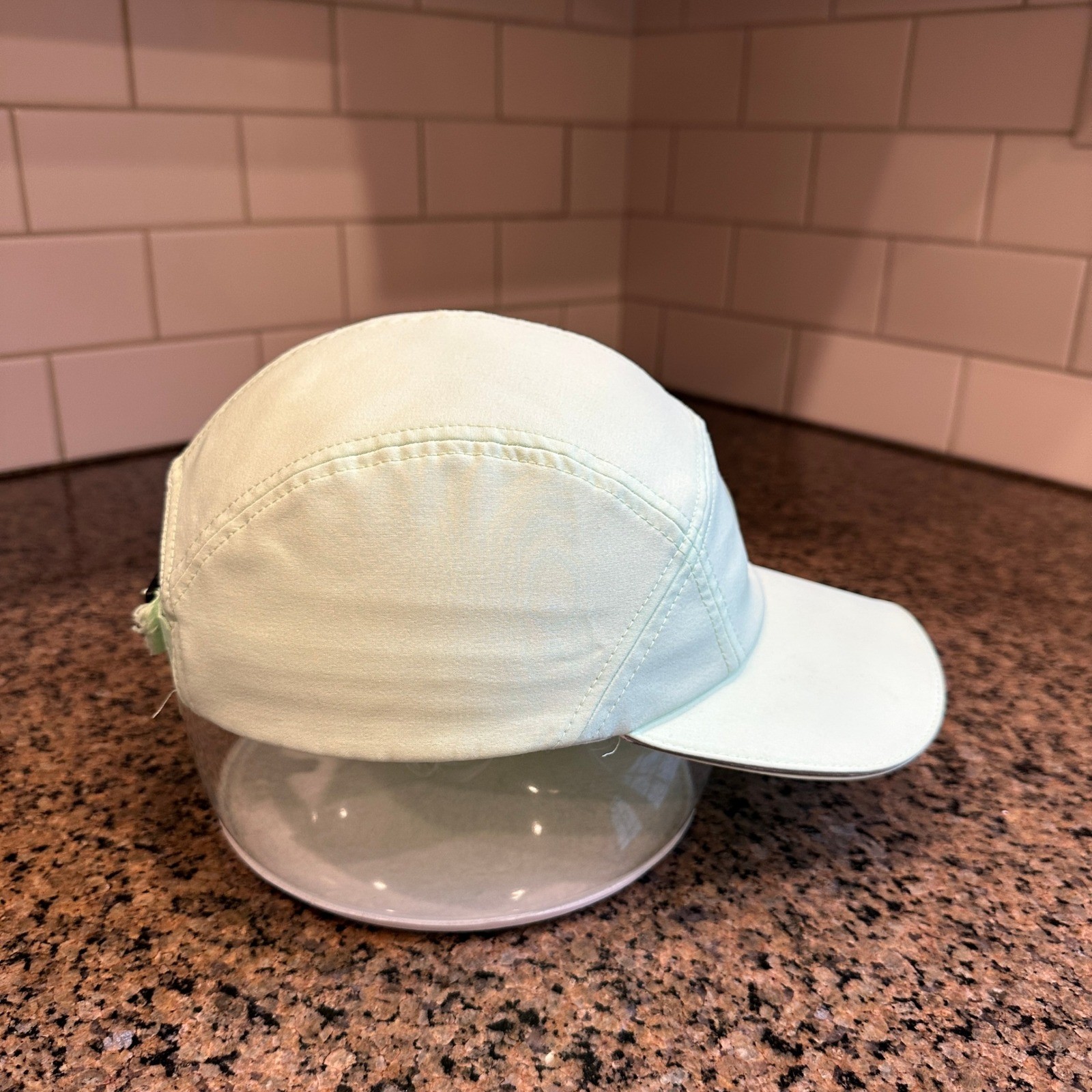 Fabletics Running Cap Light Mint Green Adjustable… - image 2