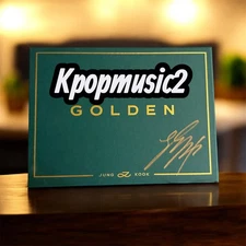 BTS JUNGKOOK [GOLDEN] - ALL MEMBER Autograph(Signed) PROMO ALBUM KPOP