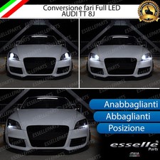 KIT FARI FULL LED CANBUS AUDI TT 8J ANABBAGLIANTI ABBAGLIANTI POSIZIONE 6000K
