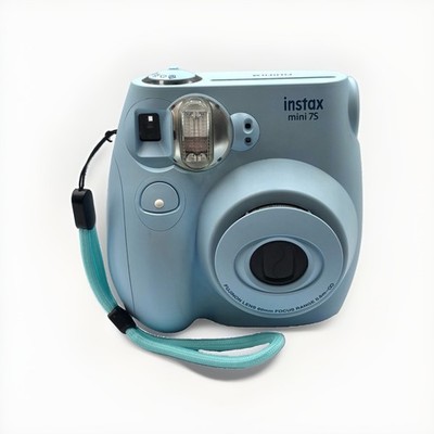 Fujifilm Instax Mini 7S Instant Camera Light Blue Tested Working