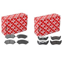 FEBI BREMSBELÄGE VORNE+HINTEN passend für Jeep Cherokee KJ