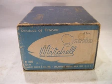 MITCHELL 300 SPINNING REEL WITH ORIGINAL BOX, SPOOL + CASE , SERIAL # 143769