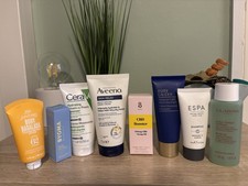 Bundle Of Mixed Travel Size Skin Care Products.  Great To Sample Before Buy Big