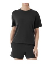 Member's Mark Women's Relaxed Fit Drop-Tail Hem Sandwash Short Sleeve Tee NWT