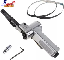 Mini Air Belt Sander Pneumatic Handheld Angle Grinder Tool for Wood Metal Sandin