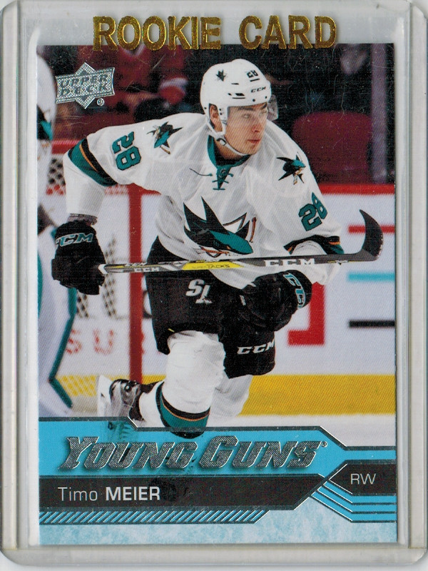 2016-17 Upper Deck Series 2 Young Guns Timo Meier #479