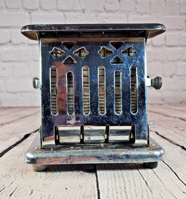 Antique Thermax E792 Turnover Toaster Landers Frary & Clark 1914 Pat. Works Cord