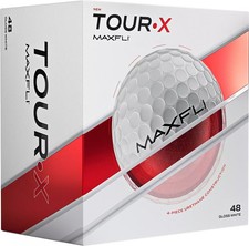 SALE Maxfli Tour X Golf Balls - 48 Pack, color White - FREE SHIPPING