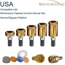 US Overdenture Locator Abutment Fits BioHorizons Tapered Conical Internal Hex