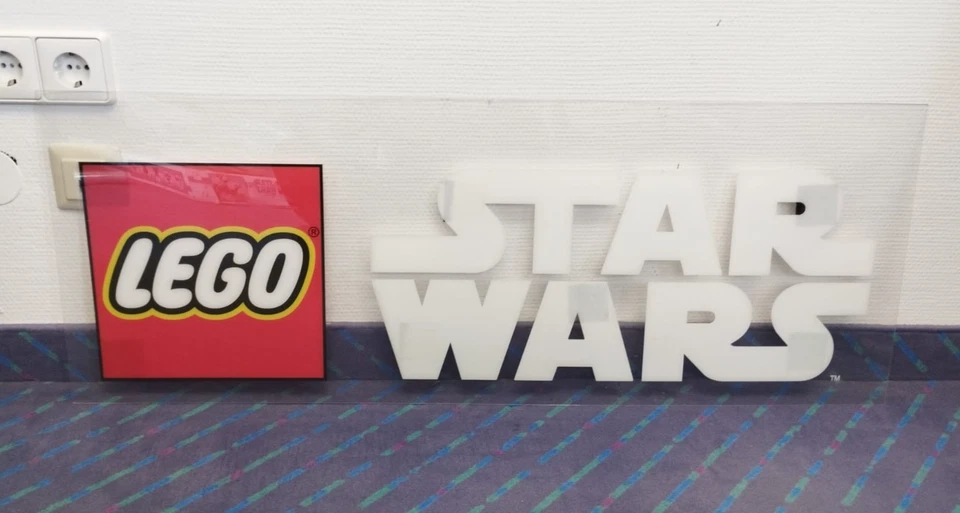 LEGO Star Wars Huge Store Display Sign Promotion Rare Banner Merch Shield - Bild 1 von 4
