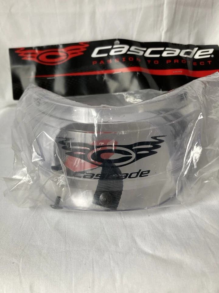 Protector Garganta Cascade TP-S Lacrosse Goalie Transparente Nuevo En Paquete Foto 2 de 4
