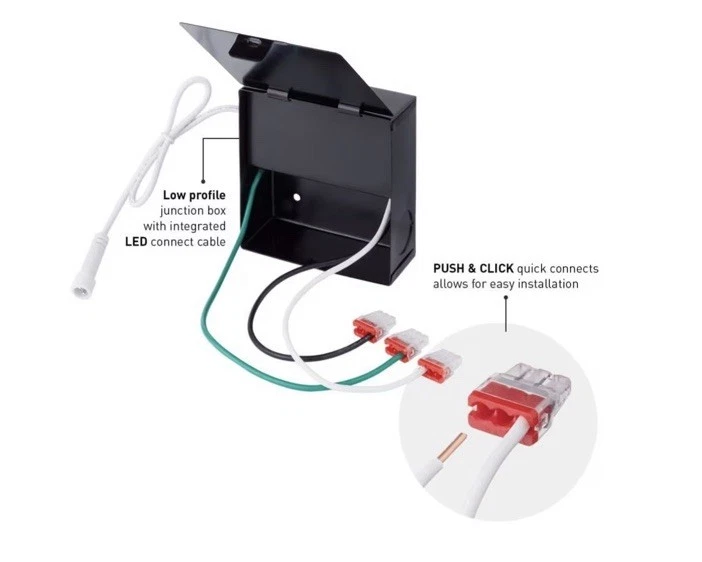Luz empotrada LED delgada comercial eléctrica de 6 pulgadas ajustable CCT (paquete de 4) Foto 4 de 4