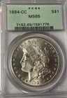 1884 CC Morgan MS 65