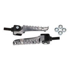 Sozius Fu&szlig;rasten Universal hinten f&uuml;r MZ ETZ Simson Suzuki Yamaha klappbar