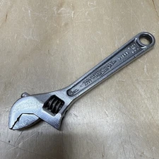 Vintage Diamond Calk & Horseshoe Co. 4" Adjustable Crescent Wrench DIAMALLOY USA