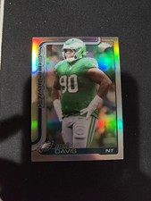2025 Topps Chrome Jordan Davis Refractor #249 - Philadelphia Eagles