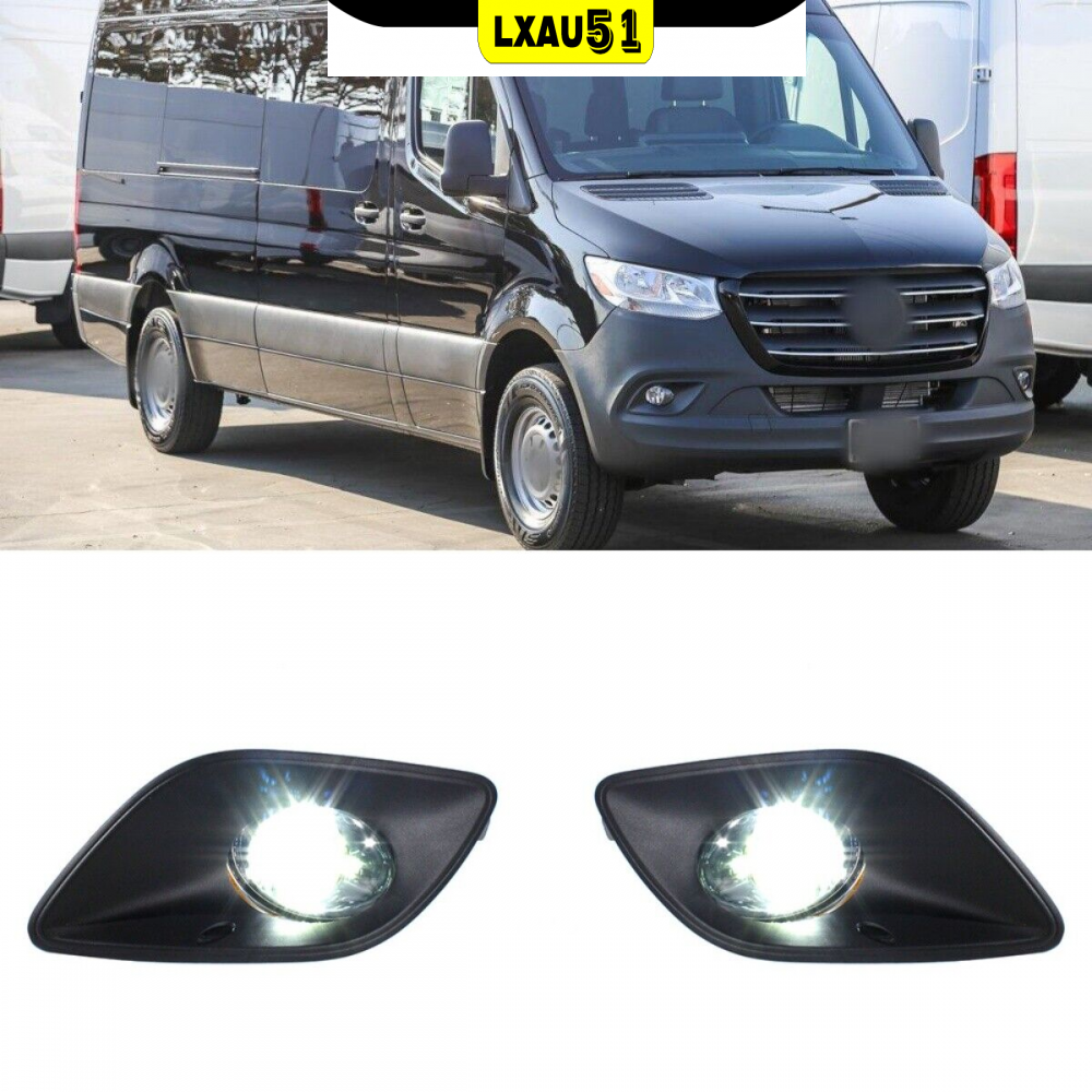 LED Fog Light with Fog Light Cover 4pcs For Mercedes Sprinter 2500 / 3500