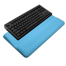 Blue Computer Keyboard Stand Wrist Rest Ergonomic Tilted Holder Riser Tray