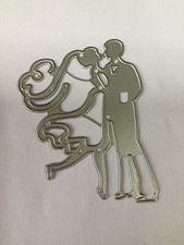 Kissing couple cutting die for Papercrafting and scrapbooking.