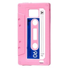 Custodia/Custodia Silicone per Samsung Galaxy S2/Plus - CASSETTA Music Cassette 