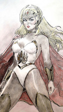 SHE-RA Princess of Power Original Pro Art  Masters of the Universe He-Man Clean 