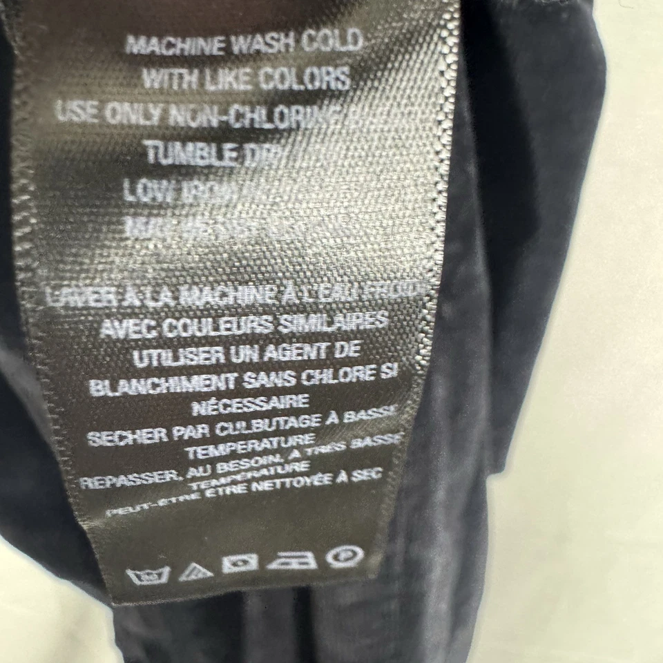 Calça We the Free Veludo Flared Tamanho 27 Curta Preta Boêmia Pull On - Imagem 3 de 4