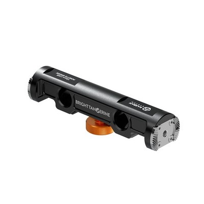 Bright Tangerine 15mm LWS Rosette Bridge, Black