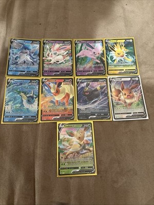 Eevee Evolutions V Promo Complete SWSH 9 Card Set Eeveelutions