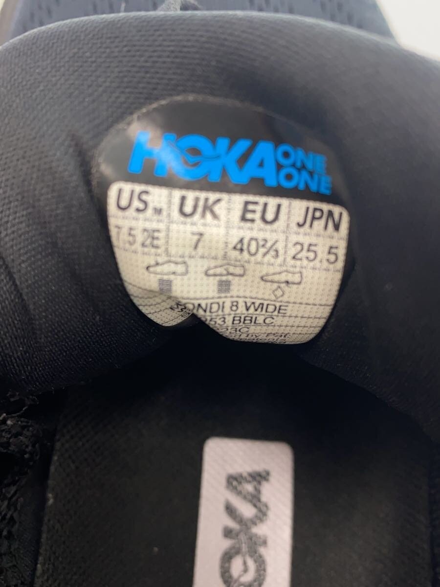US7.5 HOKA ONE ONE Low ut Sneakers BLK F27223C thumbnail 5