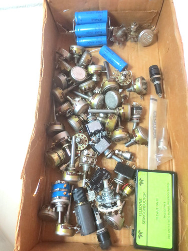 Lot of vintage OHMITE potentiometers Type AB