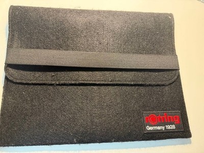rotring felt pencil case