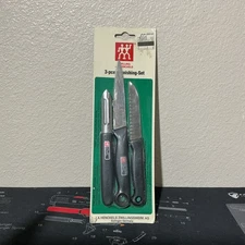 Zwilling J.A. Henckels Twin Sharp 3 Piece Garnish & Decorating Knife Set SEALED