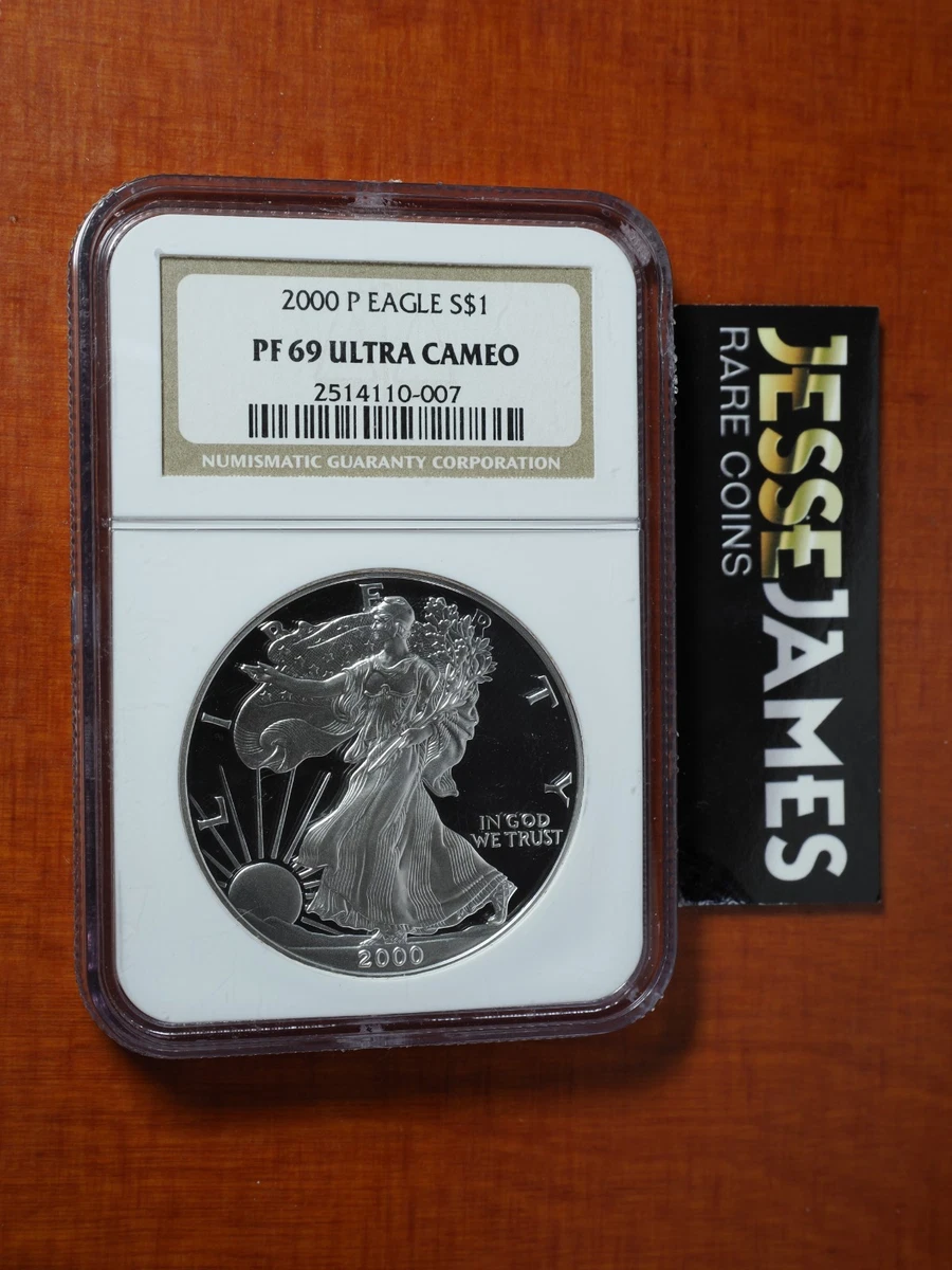 American Eagle PR 69 Graded 2000 Silver Bullion Coins for sale | eBay