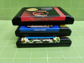 Sega Genesis Model 1 Console Bundle W/ 9 Games+Extra  -TESTED WORKING-