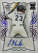 2021 Leaf Trinity - Jordan McCants #BA-JM2 Auto /25