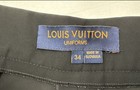 Louis Vuitton Women's Black Flat Front Straight Leg Dress Pants Size 34 — photo 7
